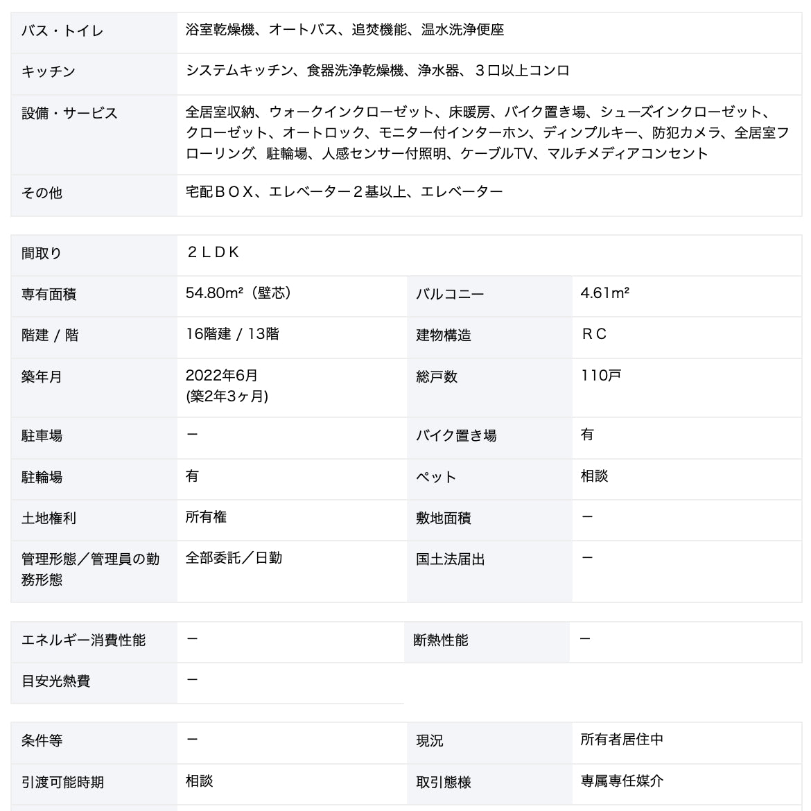 東京 / 大手町站 / 2房2廳 /  54.80㎡ (16.59坪)