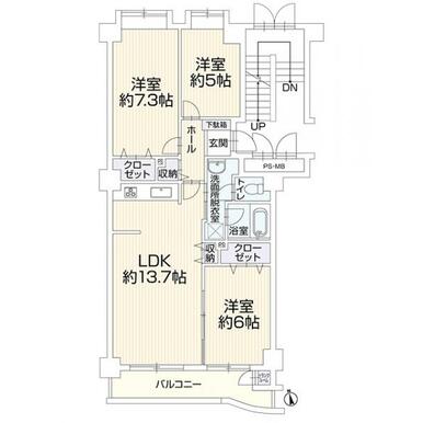 札幌 / 新札幌站 / 3房2聽 / 69.11m²(20.90坪)