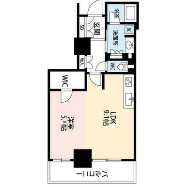 大阪 / 心齋橋站 / 1房1廳 / 40.3㎡(12.2坪)