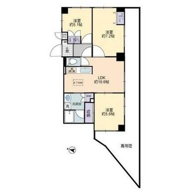 大阪 / 我孫子前站 / 3房2廳 / 61.14m²(18.49坪)