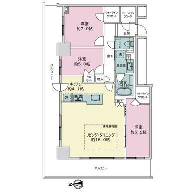 札幌 / 大通站 / 3房2廳 / 85.28m²(25.79坪)