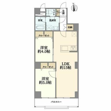 大阪 / 難波站 / 2房2廳 / 55.89m²(16.90坪)