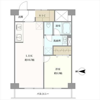 東京 / 常盤台站 / 1房2廳 / 41.06m²(12.42坪)