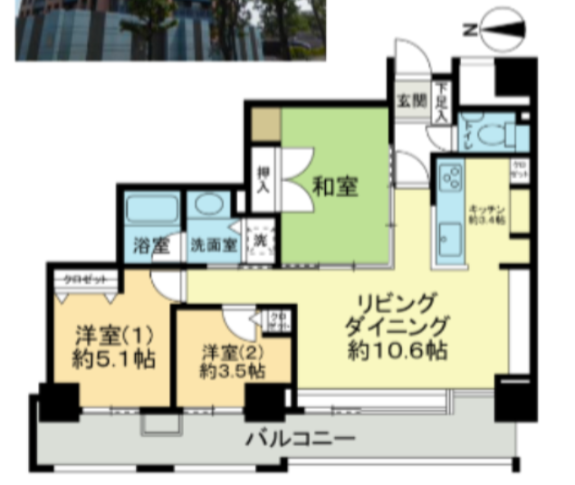 福岡 / 早良區 / 3房2廳 / 64.61㎡ (19.5坪)