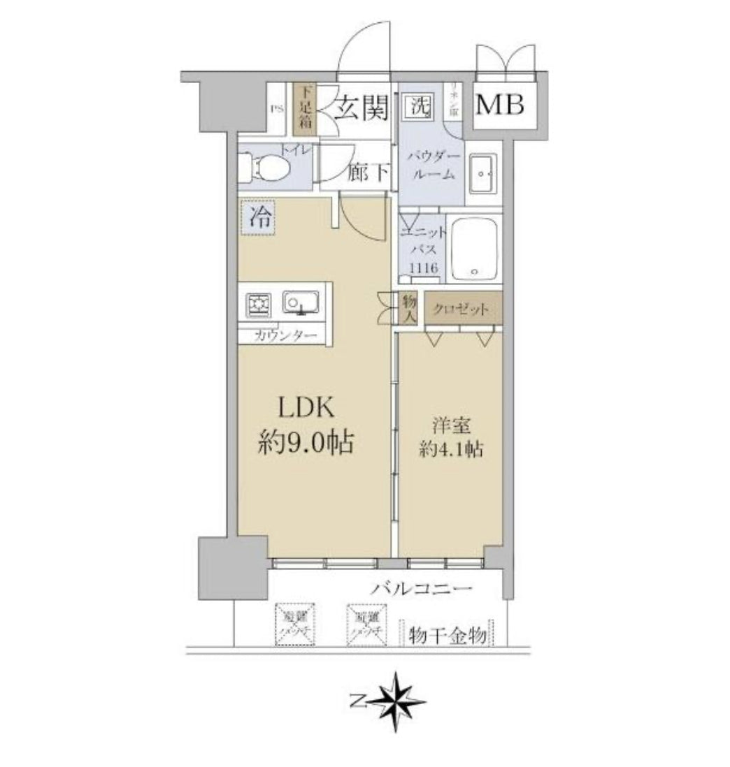 大阪 / 天滿橋站 / 1房2廳 / 33.49㎡(10.13坪)